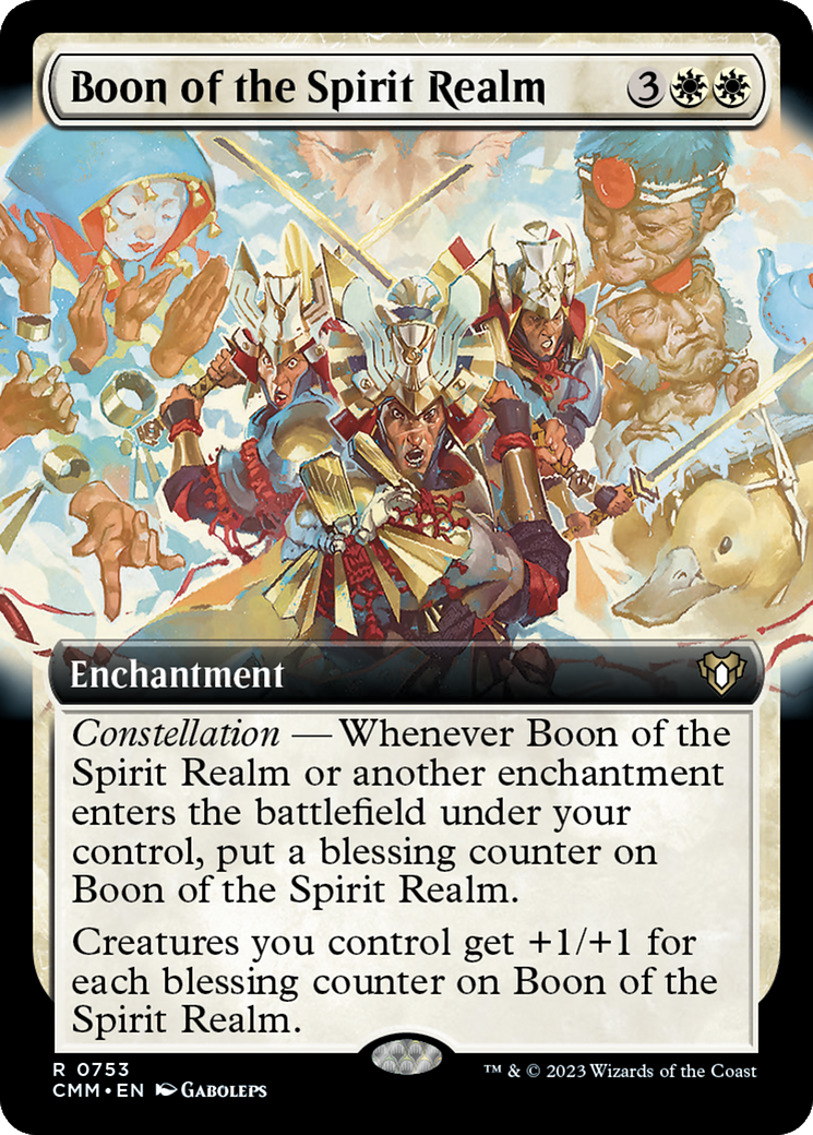 Boon of the Spirit Realm (Extended Art) [Commander Masters] - Evolution TCG