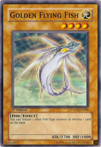 Golden Flying Fish [PTDN-EN086] Super Rare - Evolution TCG