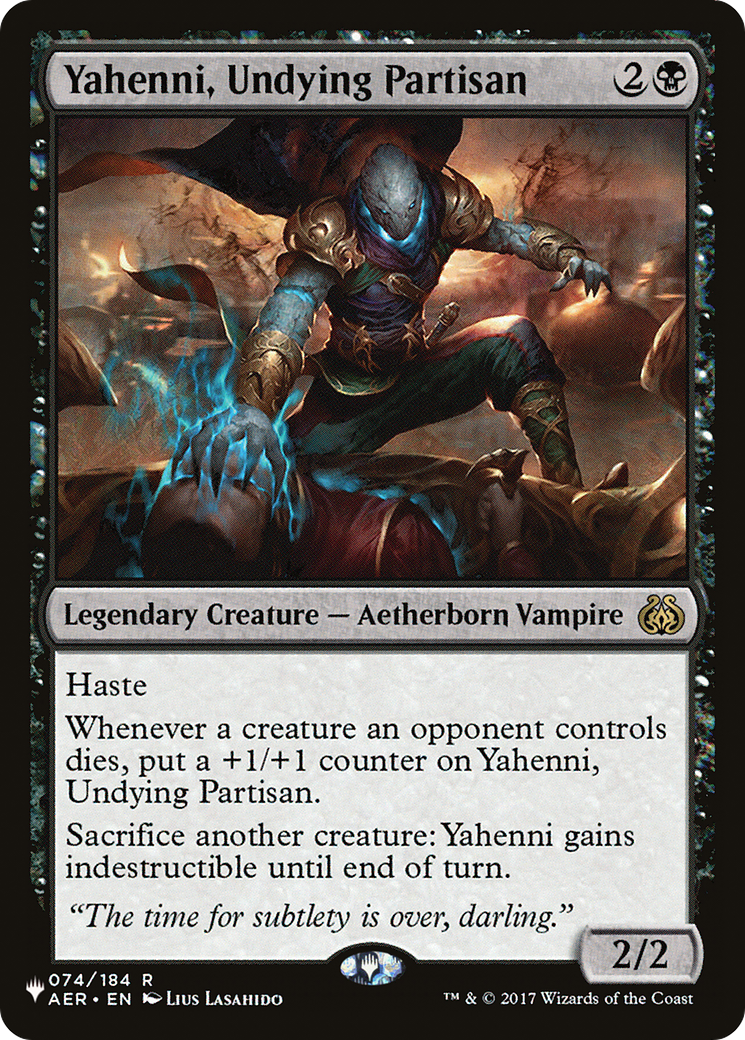 Yahenni, Undying Partisan [The List] - Evolution TCG
