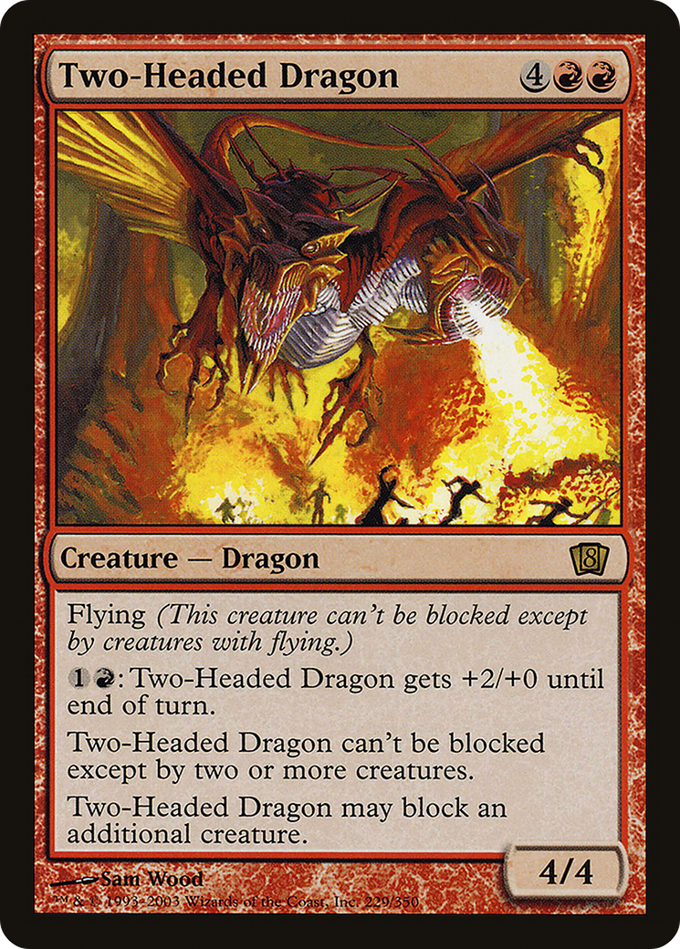 Two-Headed Dragon (E3 2003) [Oversize Cards] - Evolution TCG