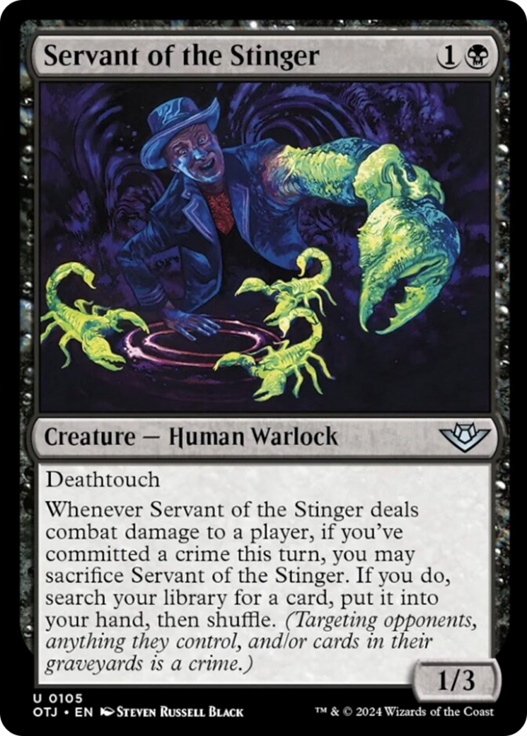 Servant of the Stinger [Outlaws of Thunder Junction] - Evolution TCG
