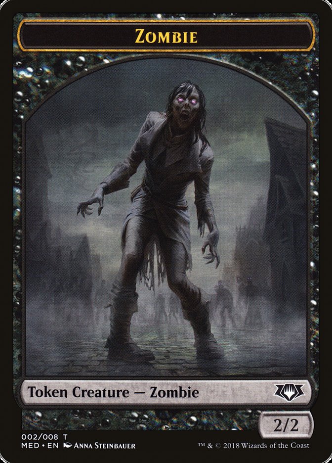 Zombie Token [Mythic Edition Tokens] - Evolution TCG