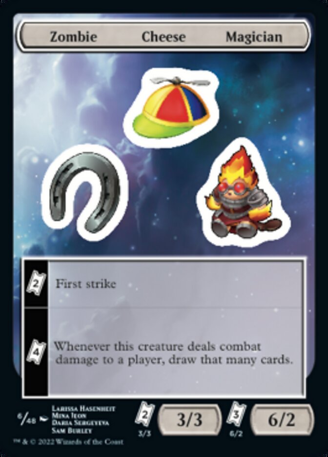 Zombie Cheese Magician [Unfinity Stickers] - Evolution TCG