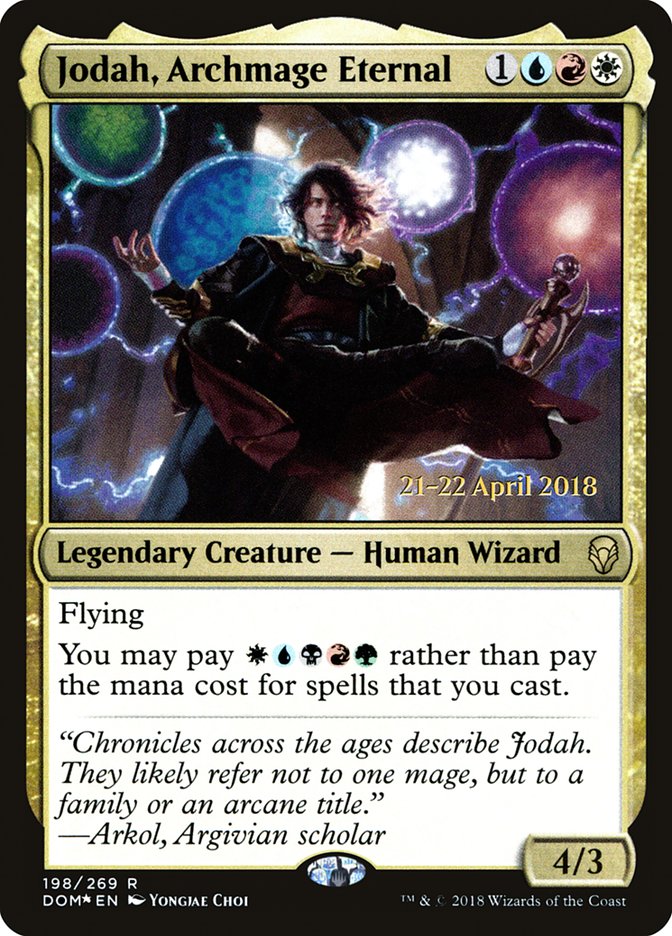 Jodah, Archmage Eternal [Dominaria Prerelease Promos] - Evolution TCG