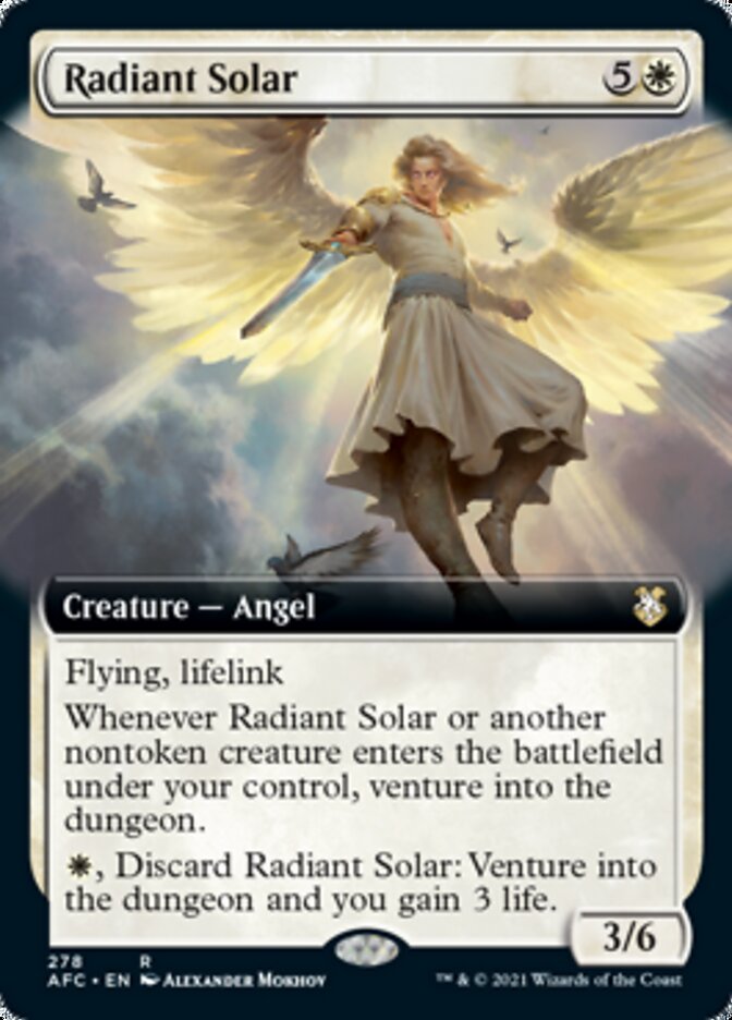 Radiant Solar (Extended Art) [Dungeons & Dragons: Adventures in the Forgotten Realms Commander] - Evolution TCG