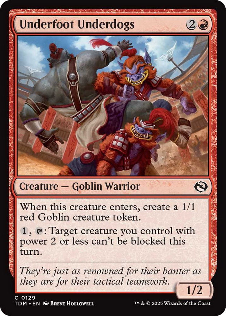 Underfoot Underdogs [Tarkir: Dragonstorm] - Evolution TCG