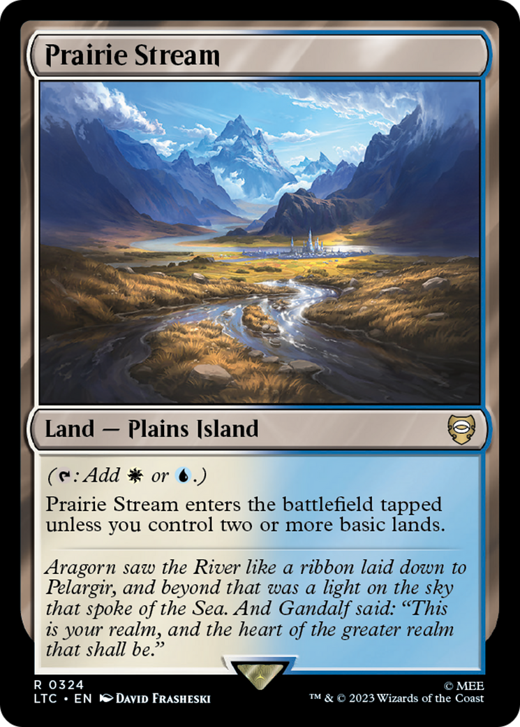 Prairie Stream [The Lord of the Rings: Tales of Middle-Earth Commander] - Evolution TCG
