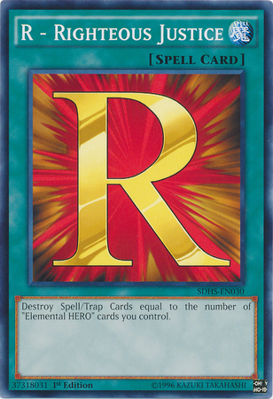 R - Righteous Justice [SDHS-EN030] Common - Evolution TCG