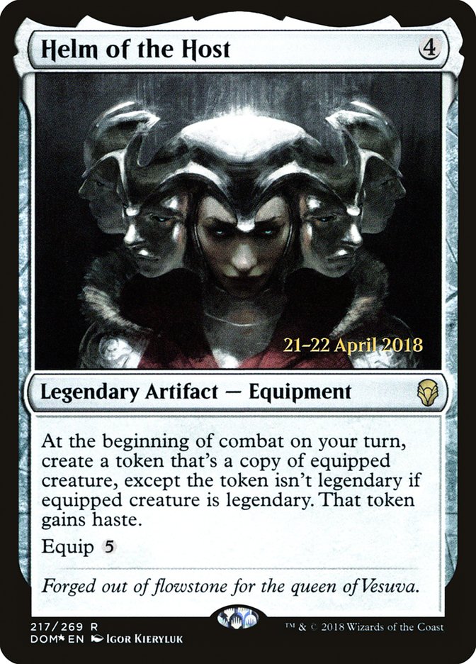 Helm of the Host [Dominaria Prerelease Promos] - Evolution TCG