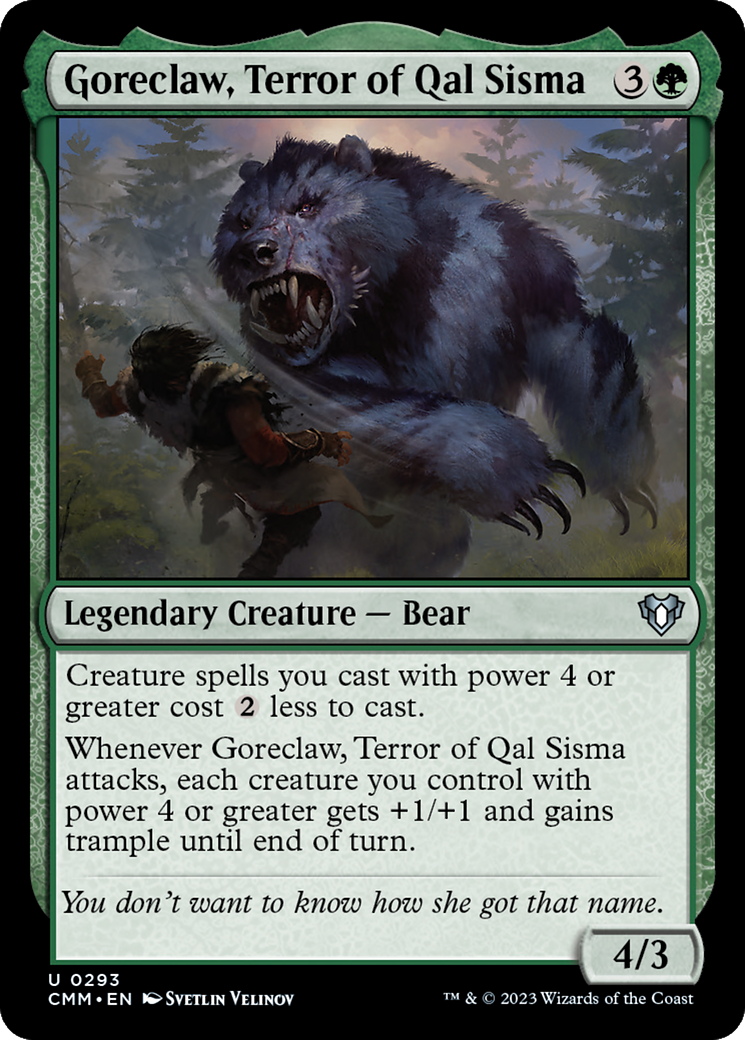 Goreclaw, Terror of Qal Sisma [Commander Masters] - Evolution TCG