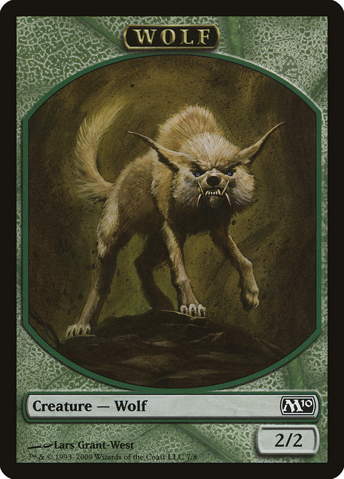 Wolf Token [Magic 2010 Tokens] - Evolution TCG