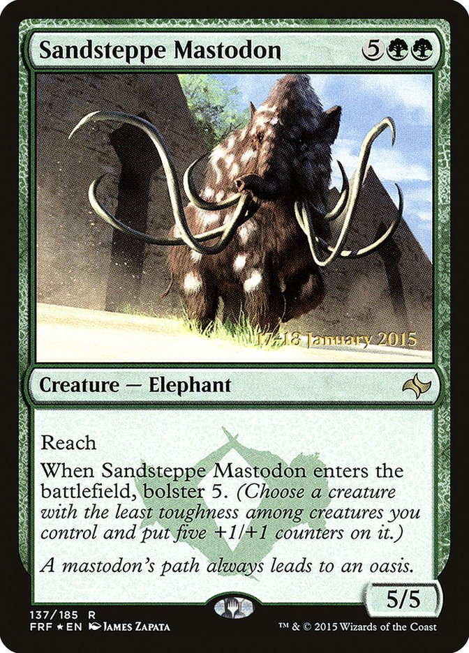 Sandsteppe Mastodon [Fate Reforged Prerelease Promos] - Evolution TCG