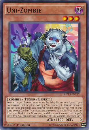 Uni-Zombie [MP15-EN217] Common - Evolution TCG