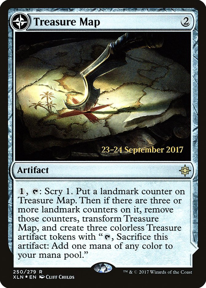 Treasure Map // Treasure Cove [Ixalan Prerelease Promos] - Evolution TCG