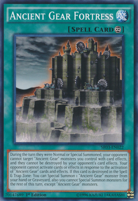 Ancient Gear Fortress [SR03-EN022] Common - Evolution TCG