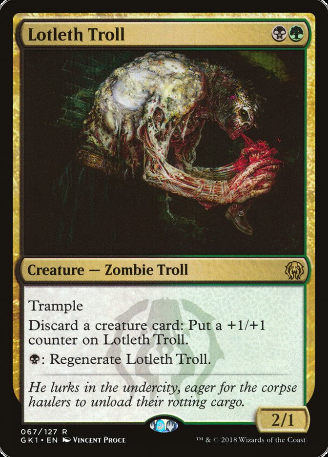 Lotleth Troll [Guilds of Ravnica Guild Kit] - Evolution TCG