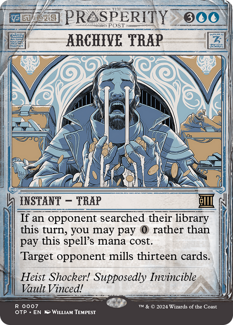 Archive Trap [Outlaws of Thunder Junction: Breaking News] - Evolution TCG