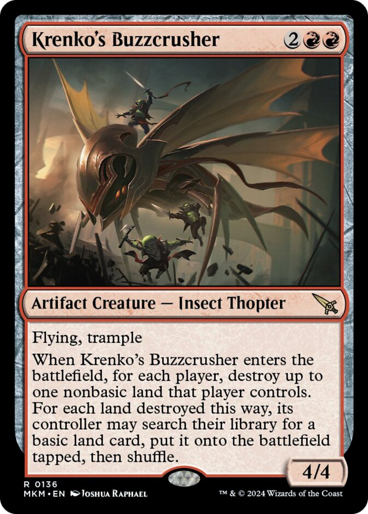 Krenko's Buzzcrusher [Murders at Karlov Manor] - Evolution TCG