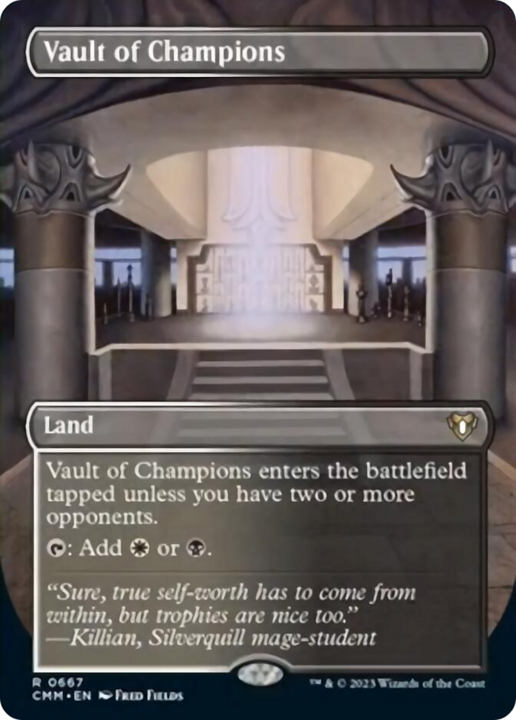 Vault of Champions (Borderless Alternate Art) [Commander Masters] - Evolution TCG