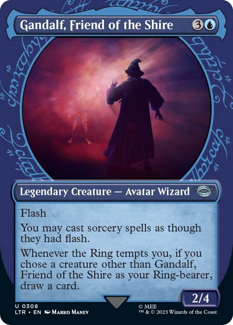 Gandalf, Friend of the Shire (Showcase Ring Frame) [The Lord of the Rings: Tales of Middle-Earth] - Evolution TCG