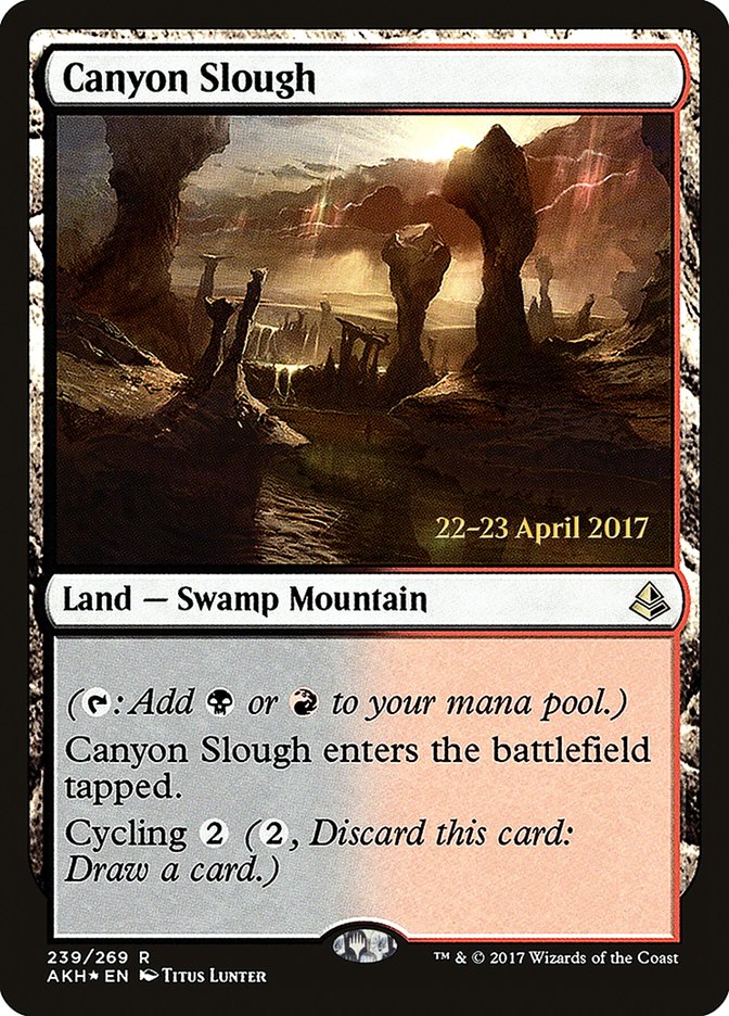 Canyon Slough [Amonkhet Prerelease Promos] - Evolution TCG
