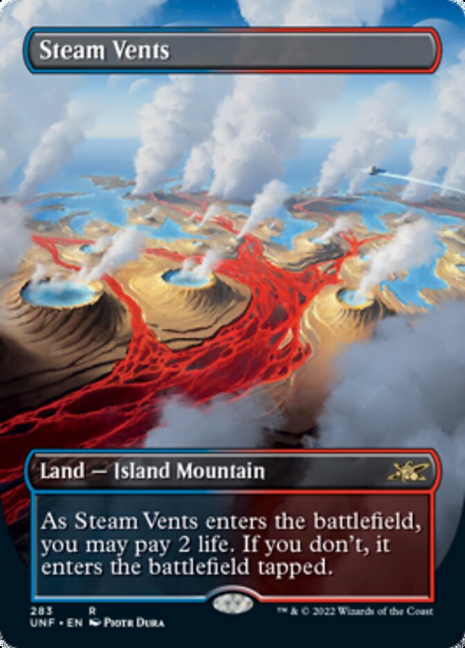 Steam Vents (Borderless) [Unfinity] - Evolution TCG