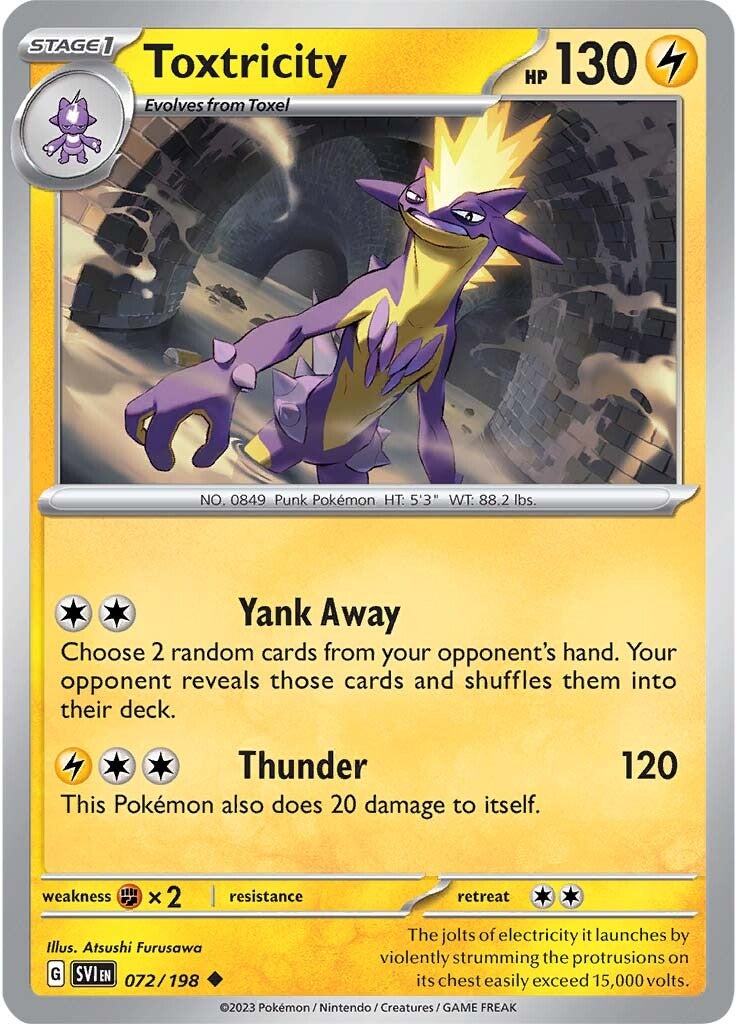 Toxtricity (072/198) [Scarlet & Violet: Base Set] - Evolution TCG