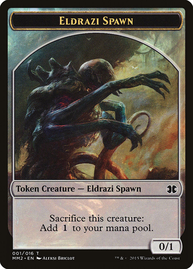 Eldrazi Spawn Token (001/016) [Modern Masters 2015 Tokens] - Evolution TCG