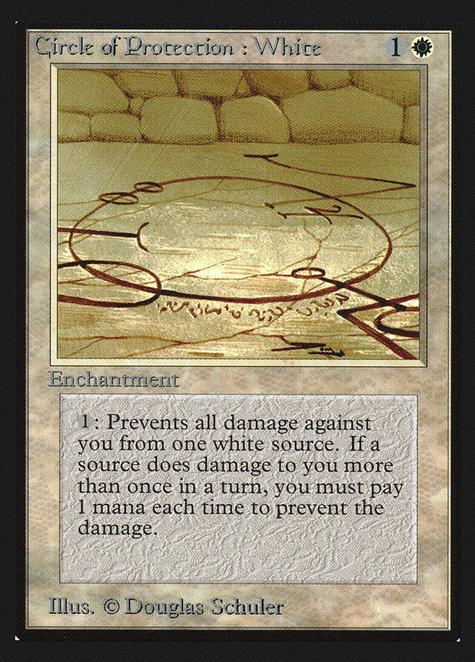Circle of Protection: White [Collectors' Edition] - Evolution TCG