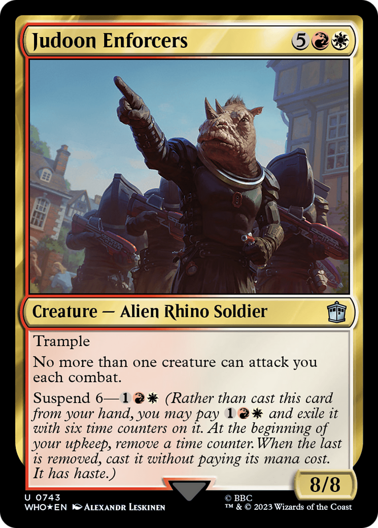 Judoon Enforcers (Surge Foil) [Doctor Who] - Evolution TCG