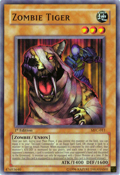 Zombie Tiger [MFC-011] Common - Evolution TCG