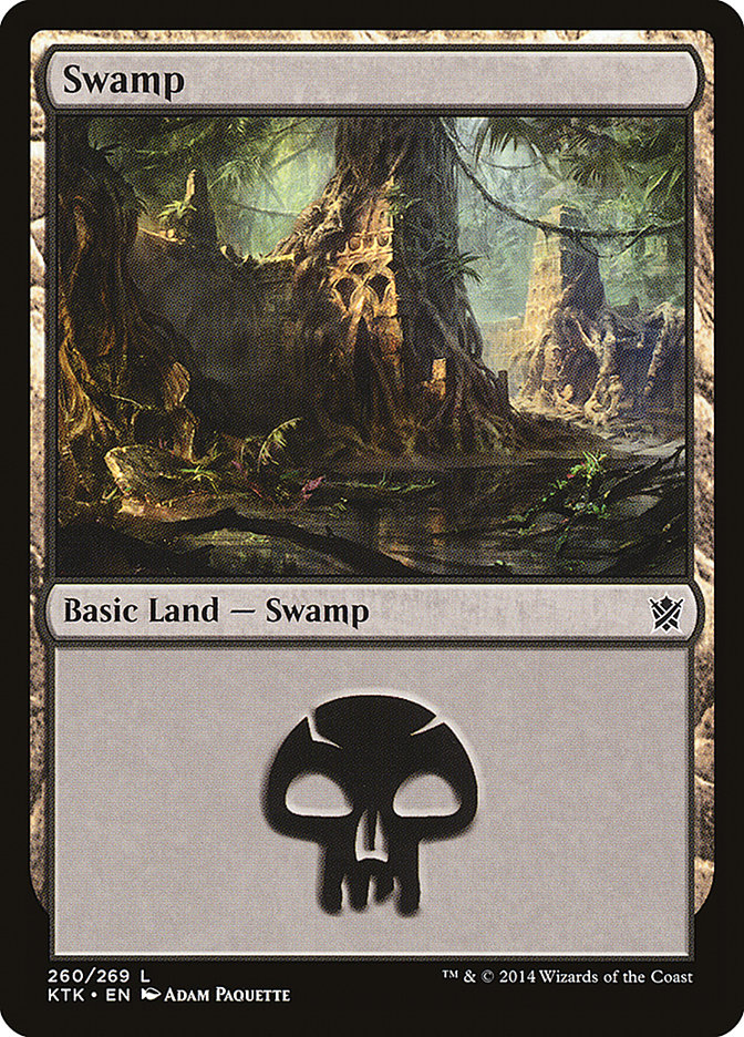 Swamp (260) [Khans of Tarkir] - Evolution TCG