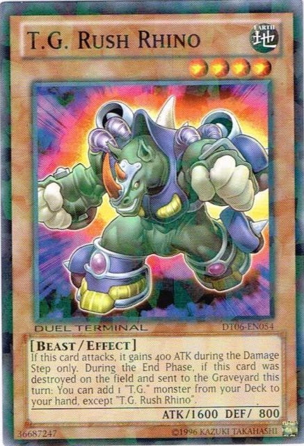 T.G. Rush Rhino [DT06-EN054] Common - Evolution TCG