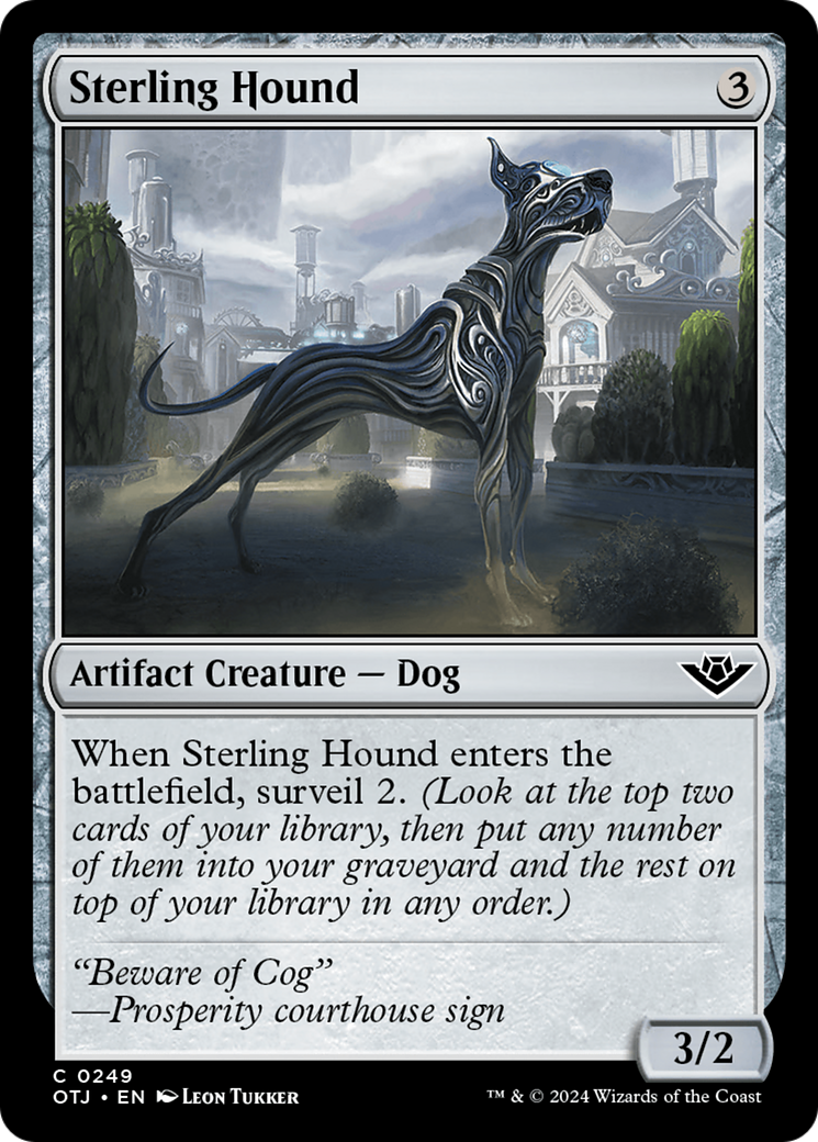 Sterling Hound [Outlaws of Thunder Junction] - Evolution TCG