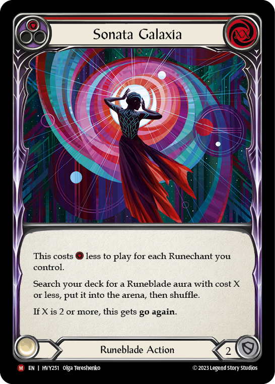 Sonata Galaxia [HVY251] (Heavy Hitters) - Evolution TCG