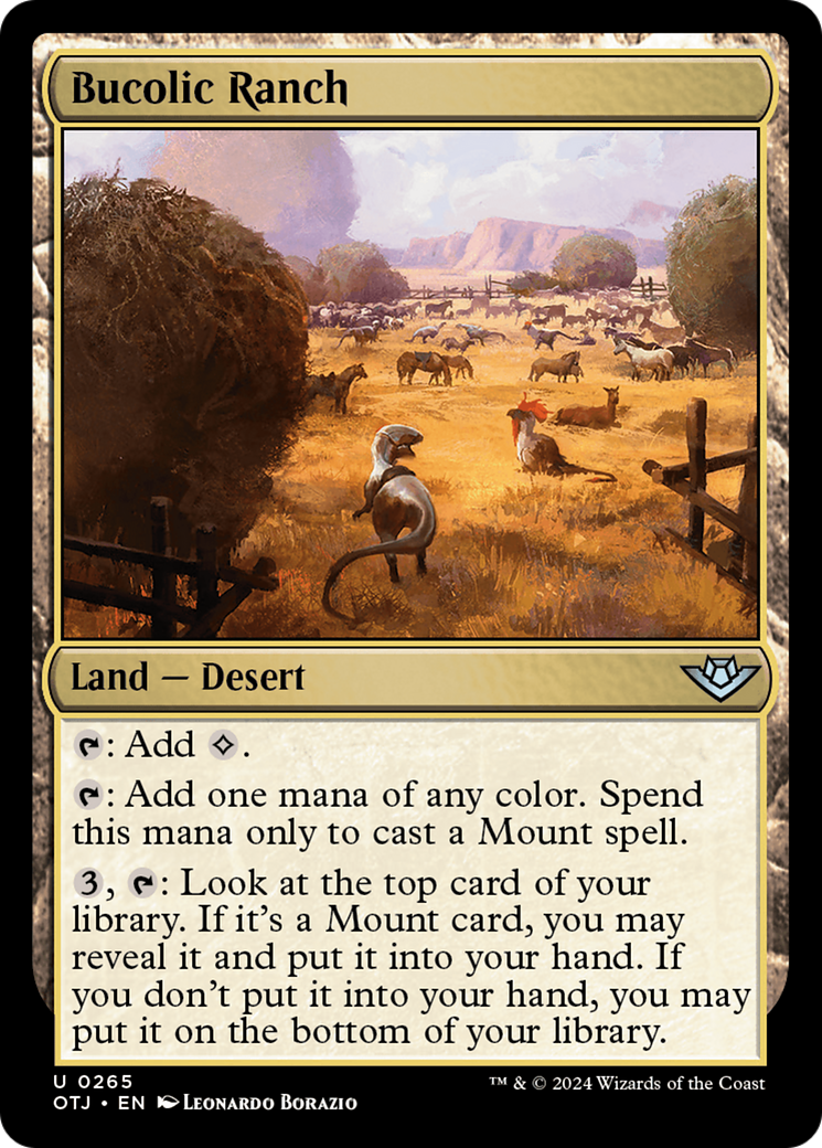 Bucolic Ranch [Outlaws of Thunder Junction] - Evolution TCG