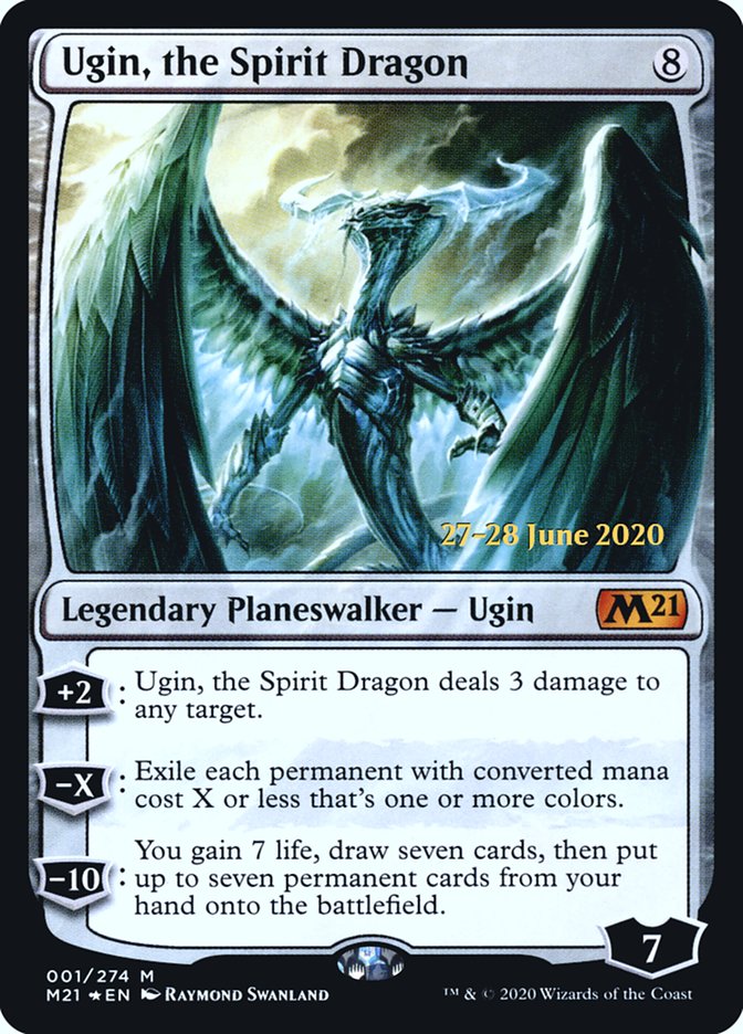 Ugin, the Spirit Dragon [Core Set 2021 Prerelease Promos] - Evolution TCG