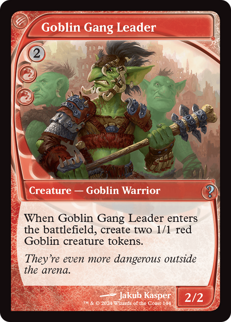 Goblin Gang Leader (Future Sight) [Mystery Booster 2] - Evolution TCG