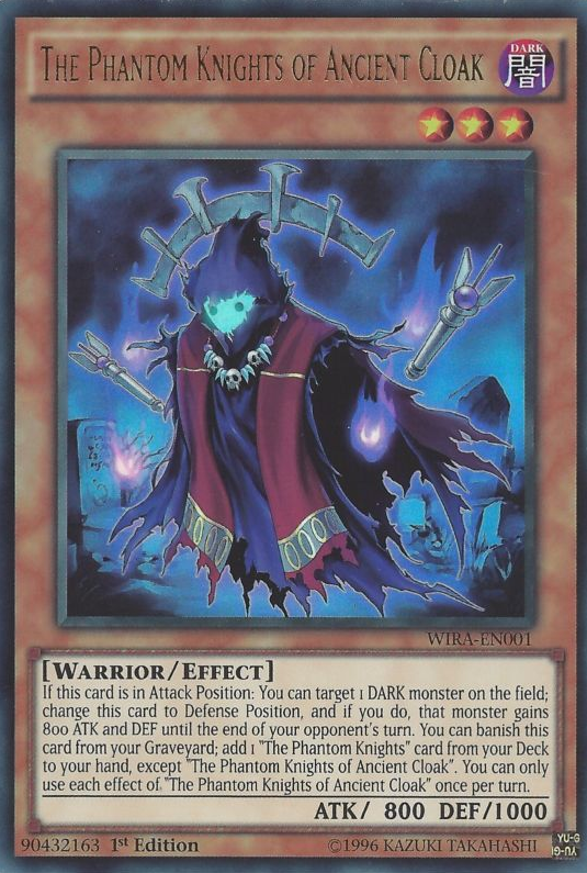 The Phantom Knights of Ancient Cloak [WIRA-EN001] Ultra Rare - Evolution TCG