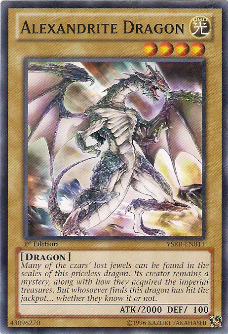 Alexandrite Dragon [YSKR-EN011] Common - Evolution TCG