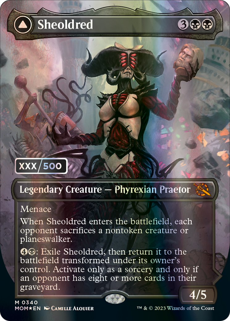 Sheoldred // The True Scriptures (Serialized) [March of the Machine] - Evolution TCG
