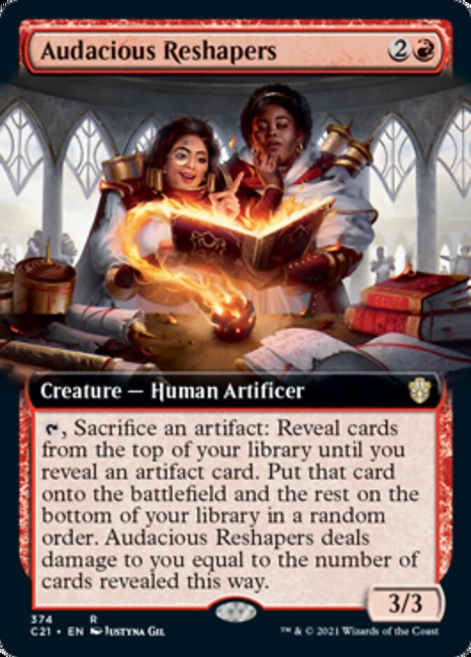 Audacious Reshapers (Extended Art) [Commander 2021] - Evolution TCG