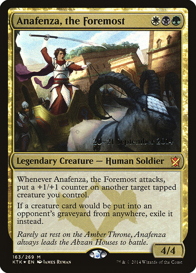 Anafenza, the Foremost [Khans of Tarkir Prerelease Promos] - Evolution TCG