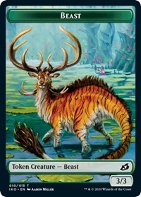 Beast (010) // Snake Double-Sided Token [Commander 2020 Tokens] - Evolution TCG