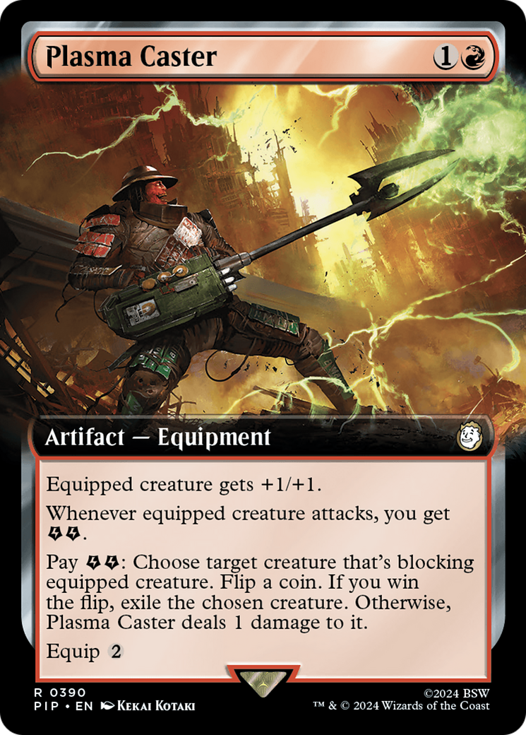 Plasma Caster (Extended Art) [Fallout] - Evolution TCG