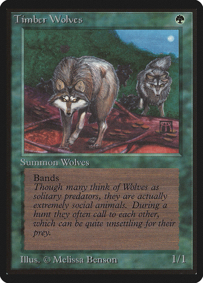 Timber Wolves [Beta Edition] - Evolution TCG