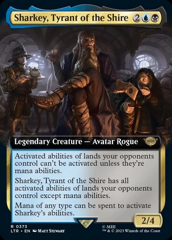 Sharkey, Tyrant of the Shire (Extended Art) [The Lord of the Rings: Tales of Middle-Earth] - Evolution TCG