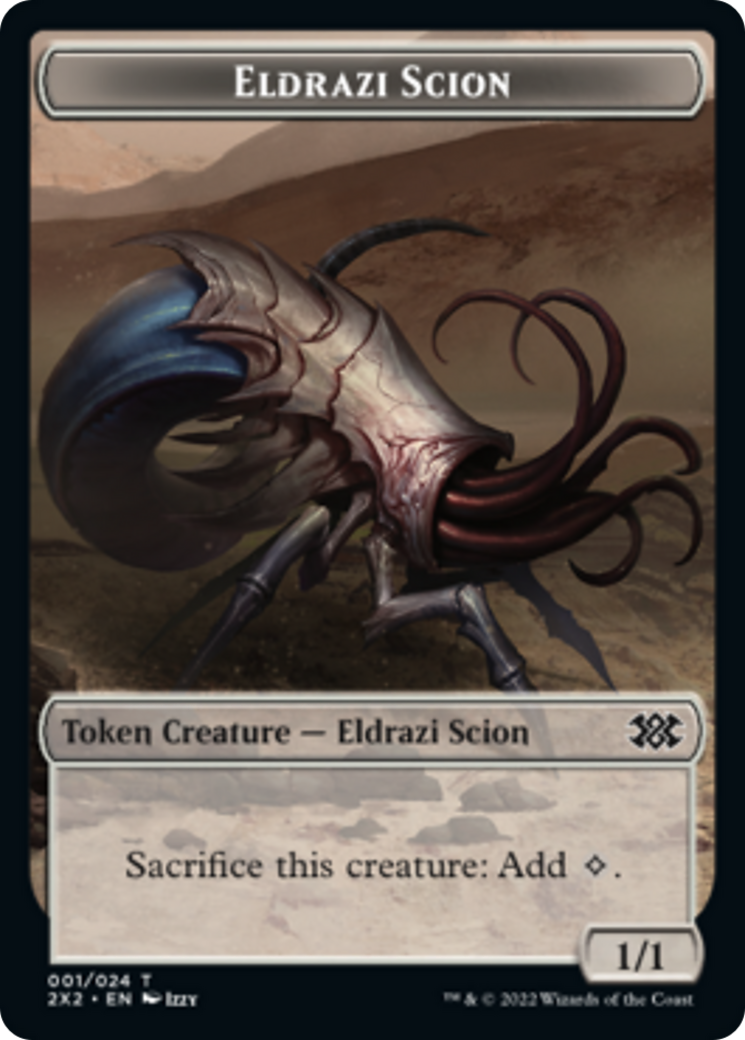 Drake // Eldrazi Scion Double-Sided Token [Double Masters 2022 Tokens] - Evolution TCG