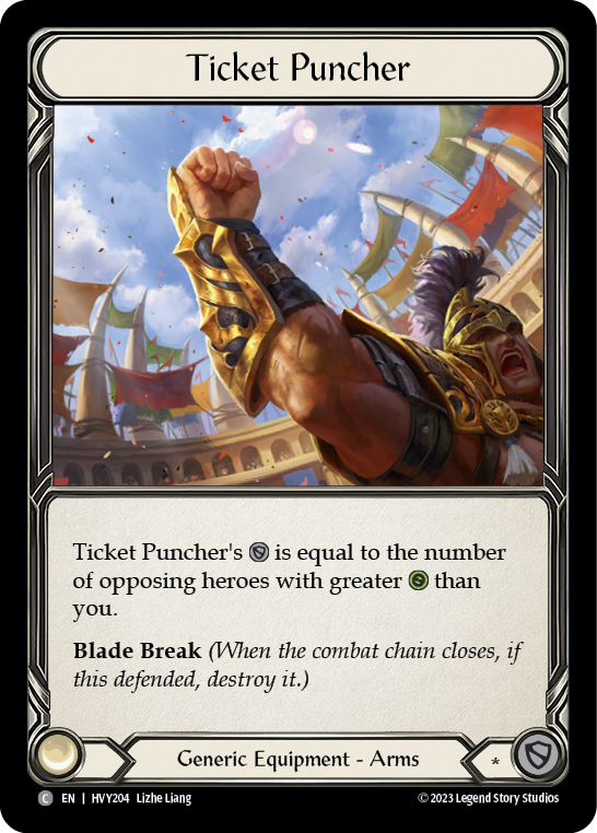 Ticket Puncher [HVY204] (Heavy Hitters) - Evolution TCG