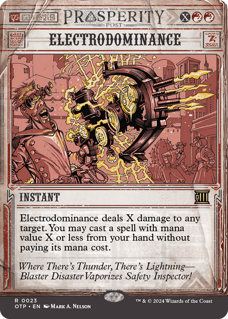 Electrodominance [Outlaws of Thunder Junction: Breaking News] - Evolution TCG